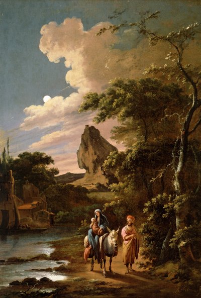 La huida a Egipto de Adam Colonia